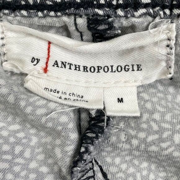 Anthropologie Orana Gray Pebble Print Jogger Pants - Picture 5 of 9